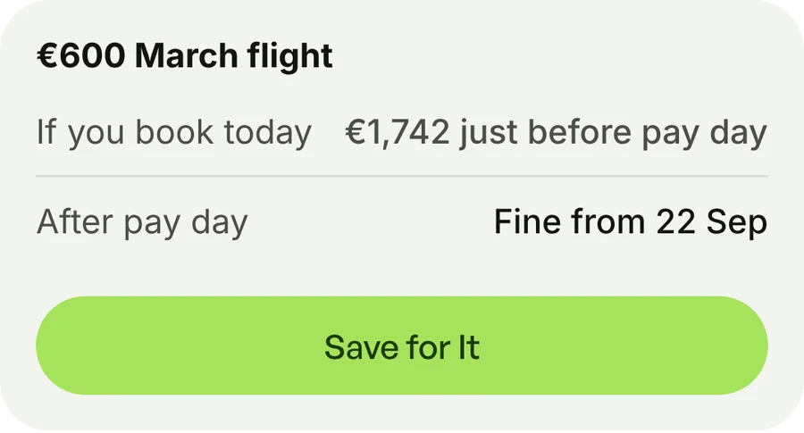 Afford card